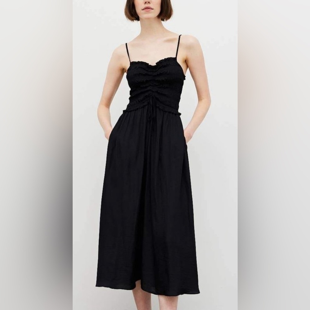 Grade & Gather Smocked Midi Dress‎